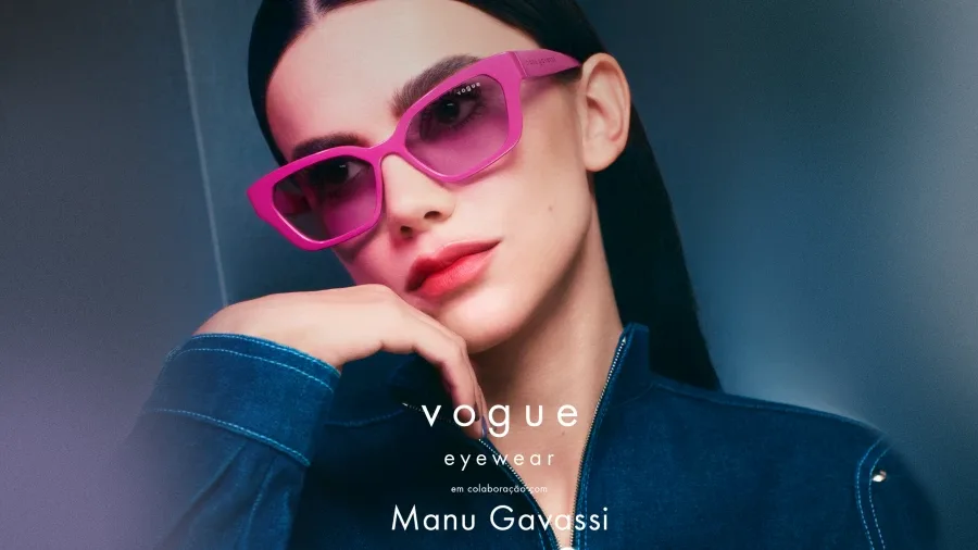 Vogue Eyewear lança coleção assinada por Manu Gavassi