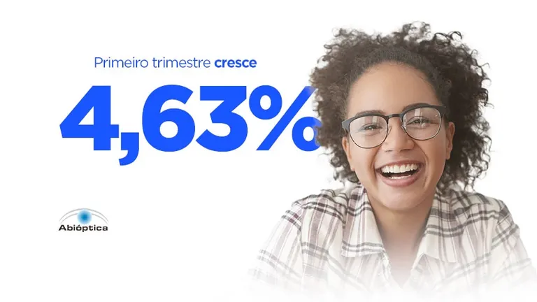 Primeiro trimestre cresce 4,63%
