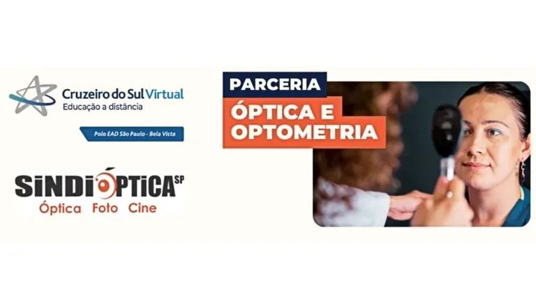 Parceria para você investir no seu futuro Óptica e Optometria