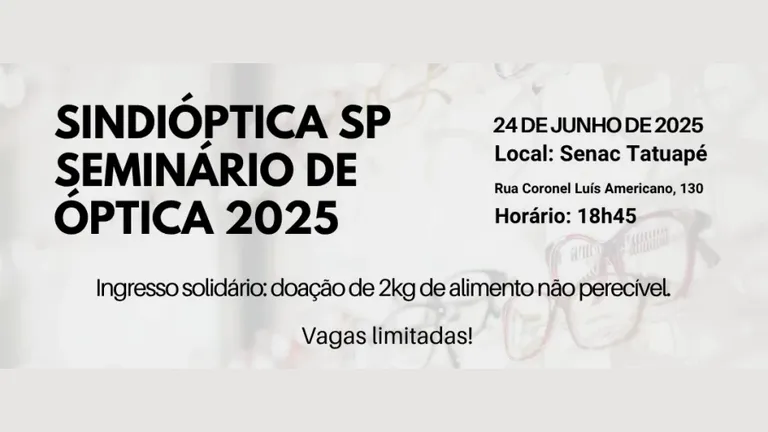 Seminário de Óptica 2025 – Senac Tatuapé