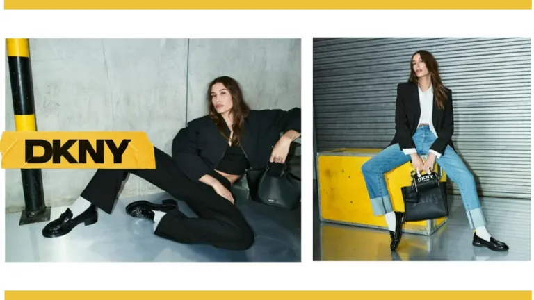 DKNY Eyewear apresenta a campanha Outono Inverno 2025 com Hailey Bieber