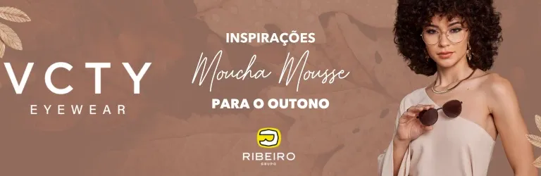VCTY Eyewear Mocha Mousse, inspirada no final do outono