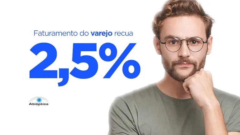 Faturamento do varejo recua 2,5%