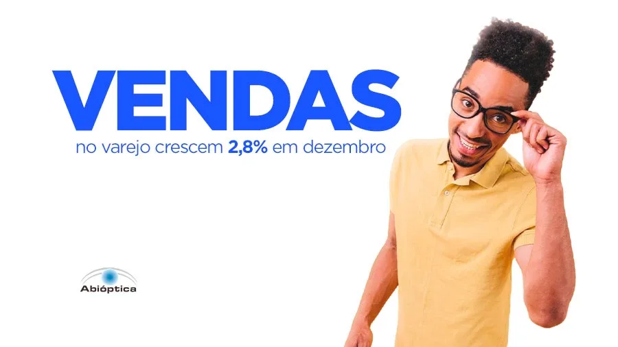 Vendas no varejo crescem 2,8% em dezembro
