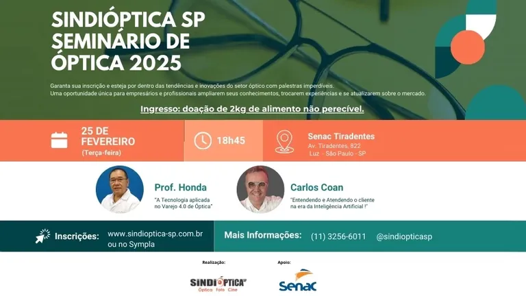 Seminário de Óptica 2025 – Senac Tiradentes