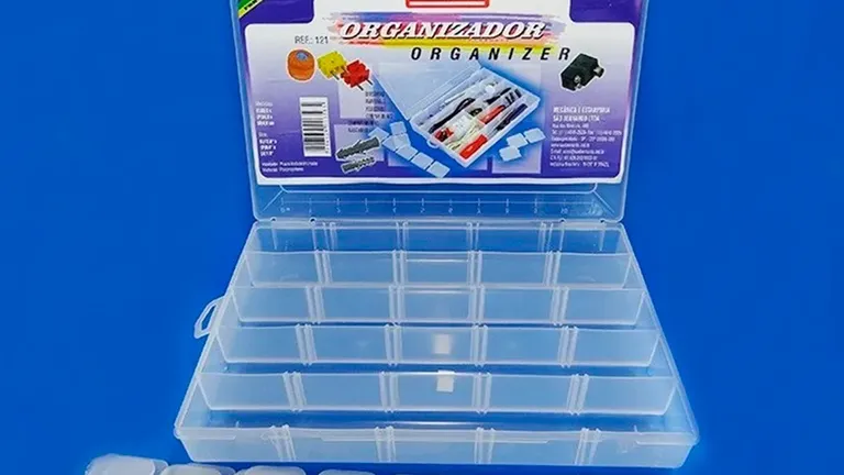 Organizadora 121 Transparente Divisória Adaptável