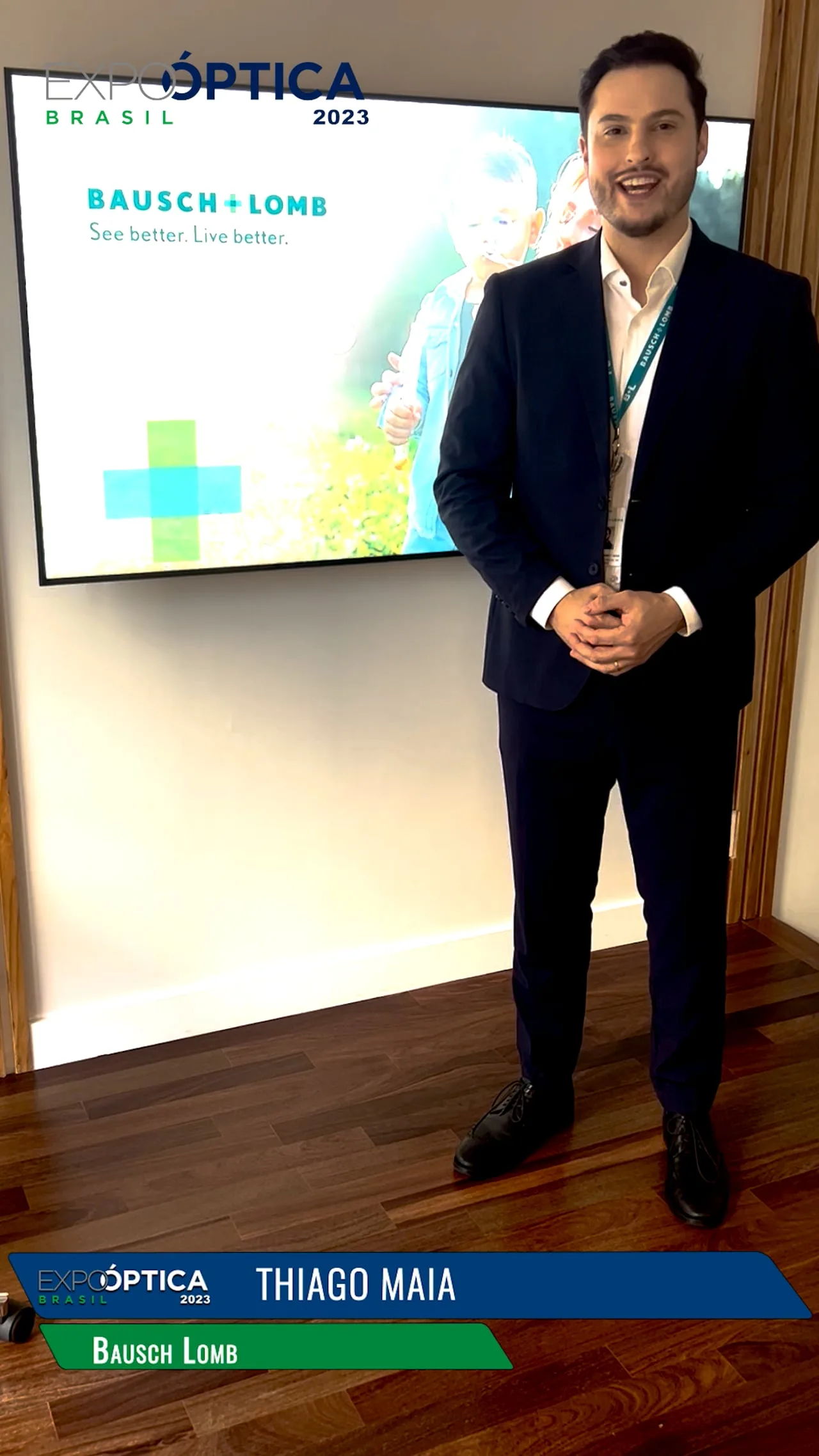 Convite Expo Óptica 2023 - Bausch Lomb